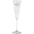 6.5 Oz. Vina Trumpet Flute Glass - Etched